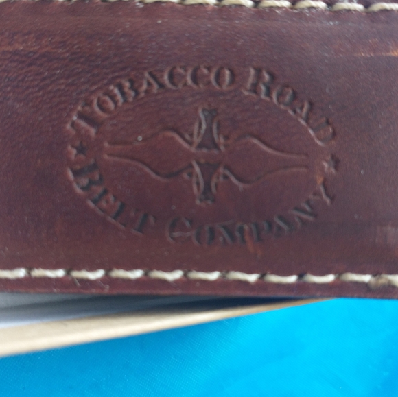 Vintage Tobacco Road Belt Company Leather Money Clip - Picture 3 of 4
